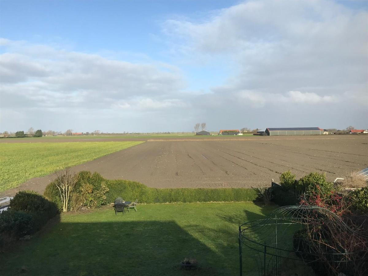T Huuske Tuinappartement Met Fantastisch Uitzicht, Nabij Zee Zonnemaire Kültér fotó