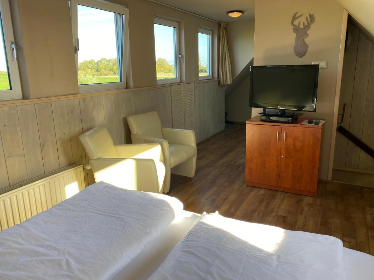 T Huuske Tuinappartement Met Fantastisch Uitzicht, Nabij Zee Zonnemaire Kültér fotó